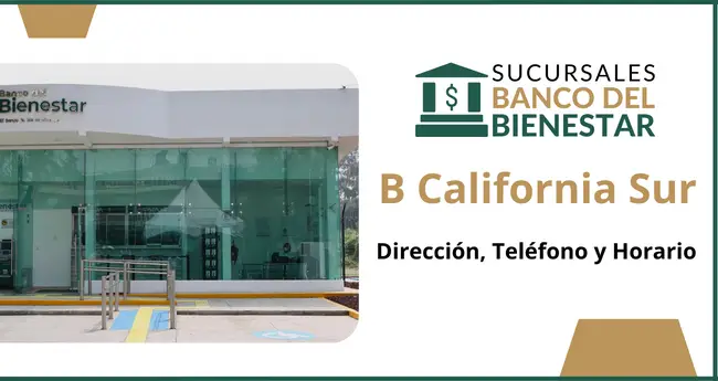 Banco del Bienestar Baja California Sur